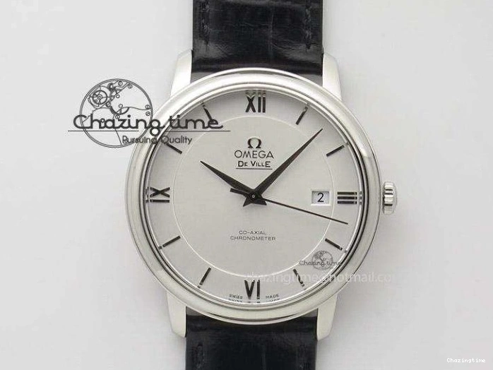 0226 De Ville Hour Vision Co-Axial 41mm SS V6F Best Edition Black Dial On SS Bracelet A BestValue 8277